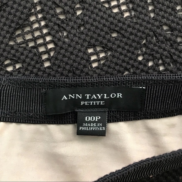 {Ann Taylor} Lace A-line skirt, 00P - Picture 3 of 5